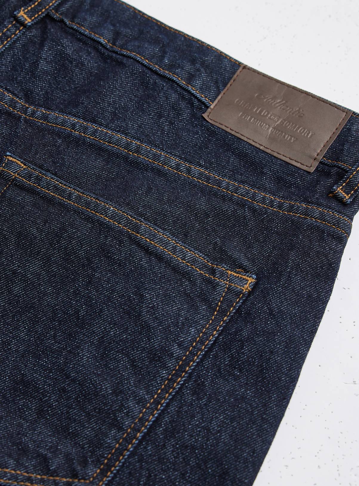 Dark Denim Barrel Leg Jeans 40R - Image 5